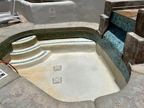 Tiny empty pool