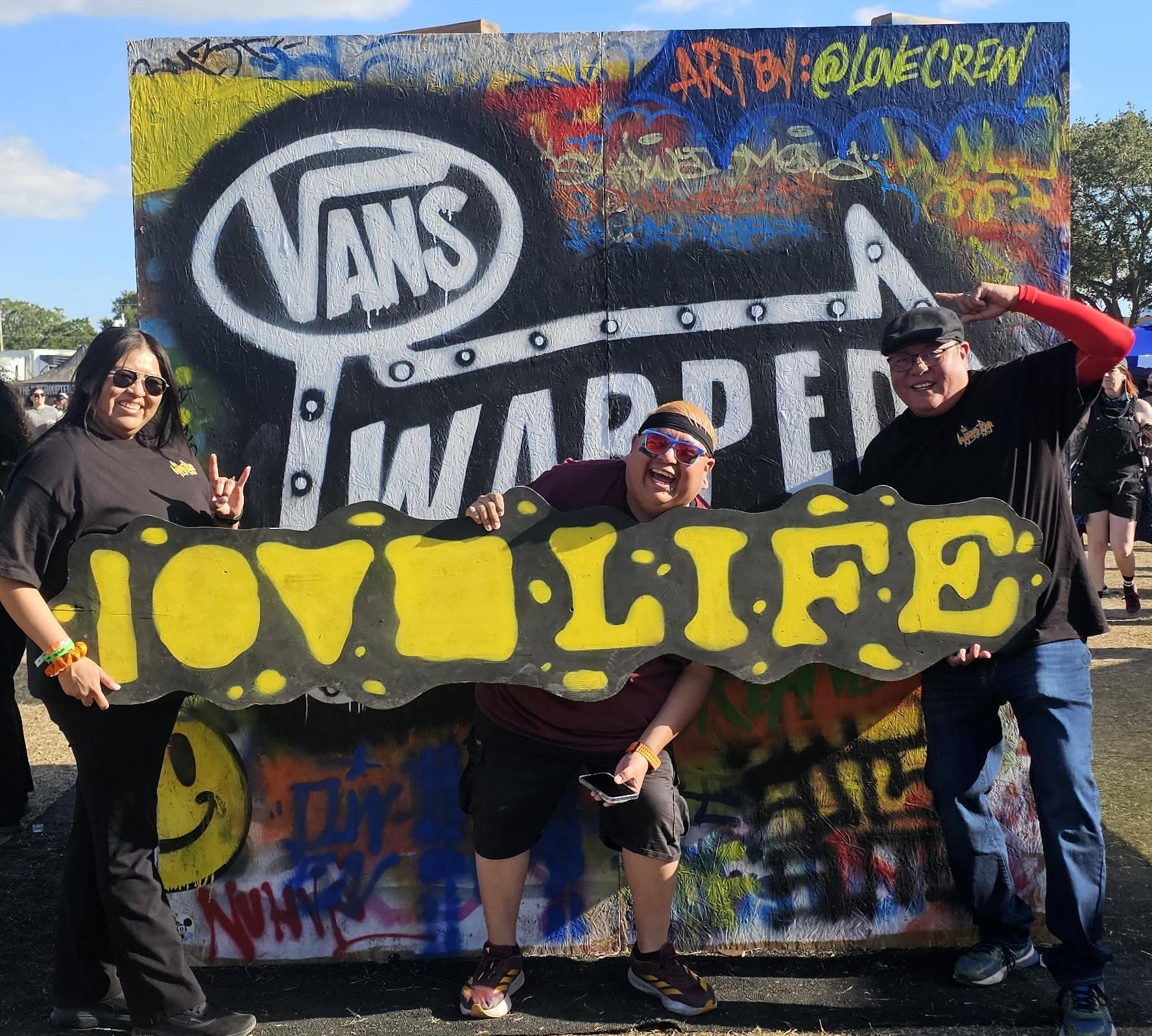 Traveled from the Native American Reservation in Arizona to Orlando for Vans Warped Tour 2025