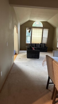 Stained carpets and blinds broken