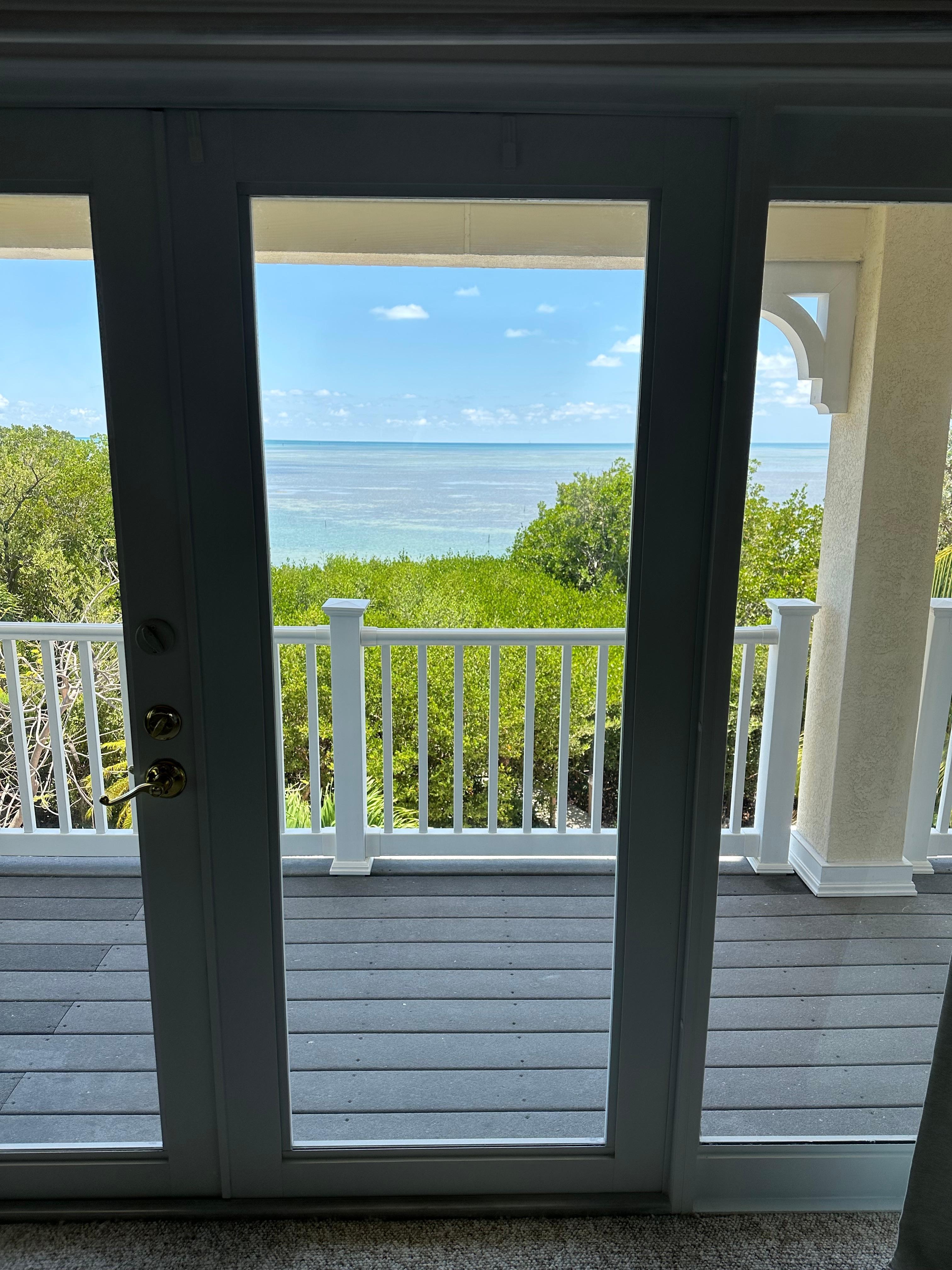 View from master bedroom top floor