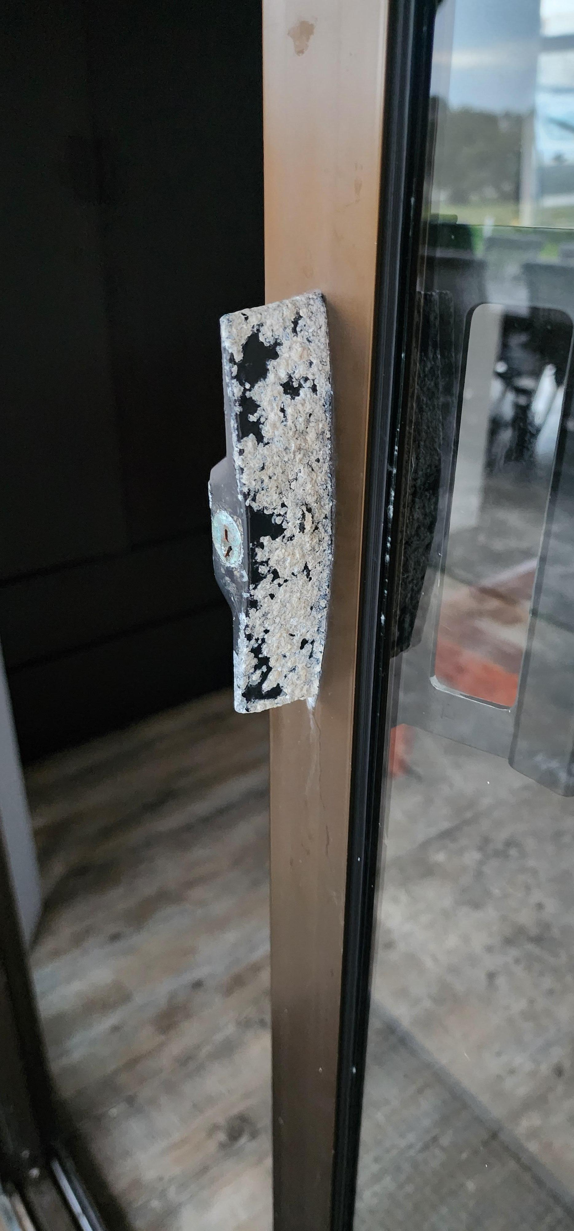 Mould on door handles