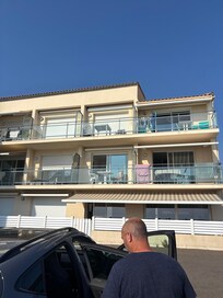 Vue du parking privé