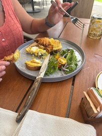 Breakfast in restaurant