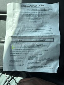 Unstated rules. Deposit is 100 dollars by the way and does not cover incidentals or purchases made on property