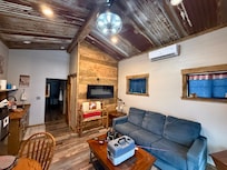 Sitting and kitchen area