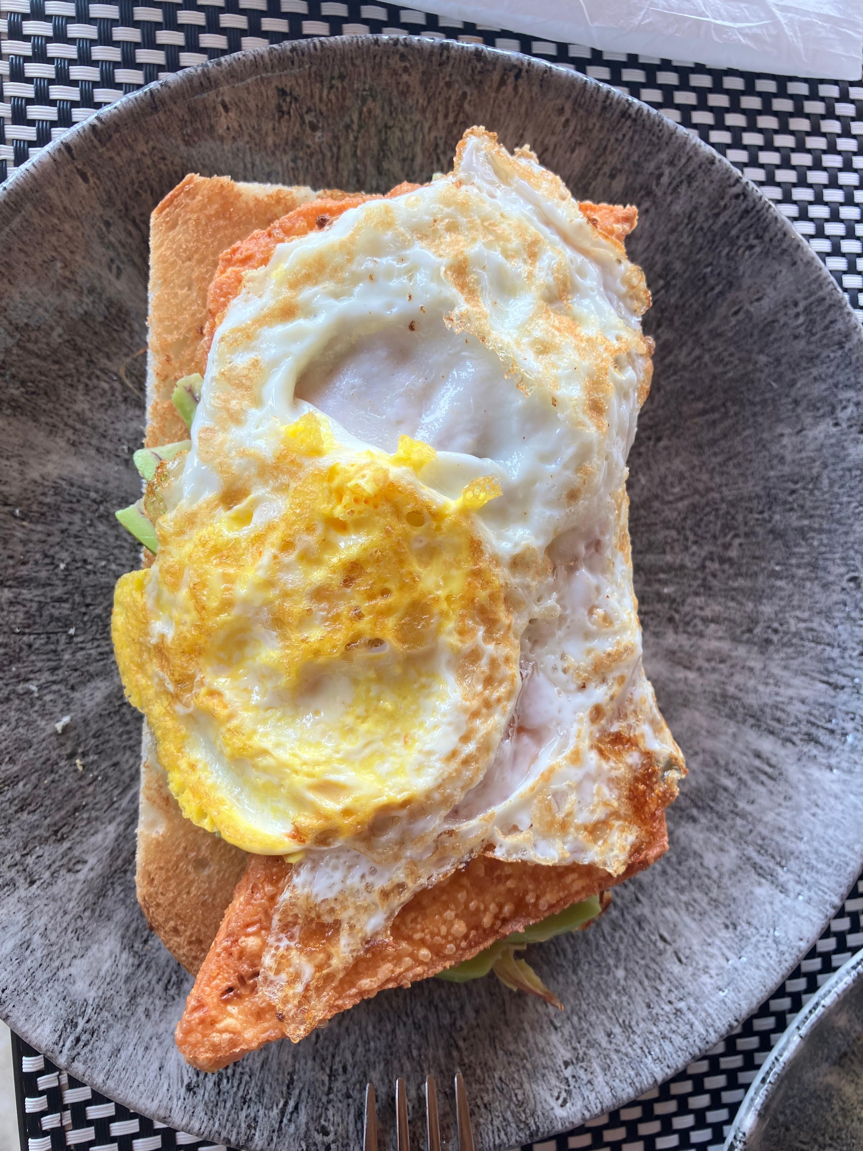 Traditional Dominican breakfast