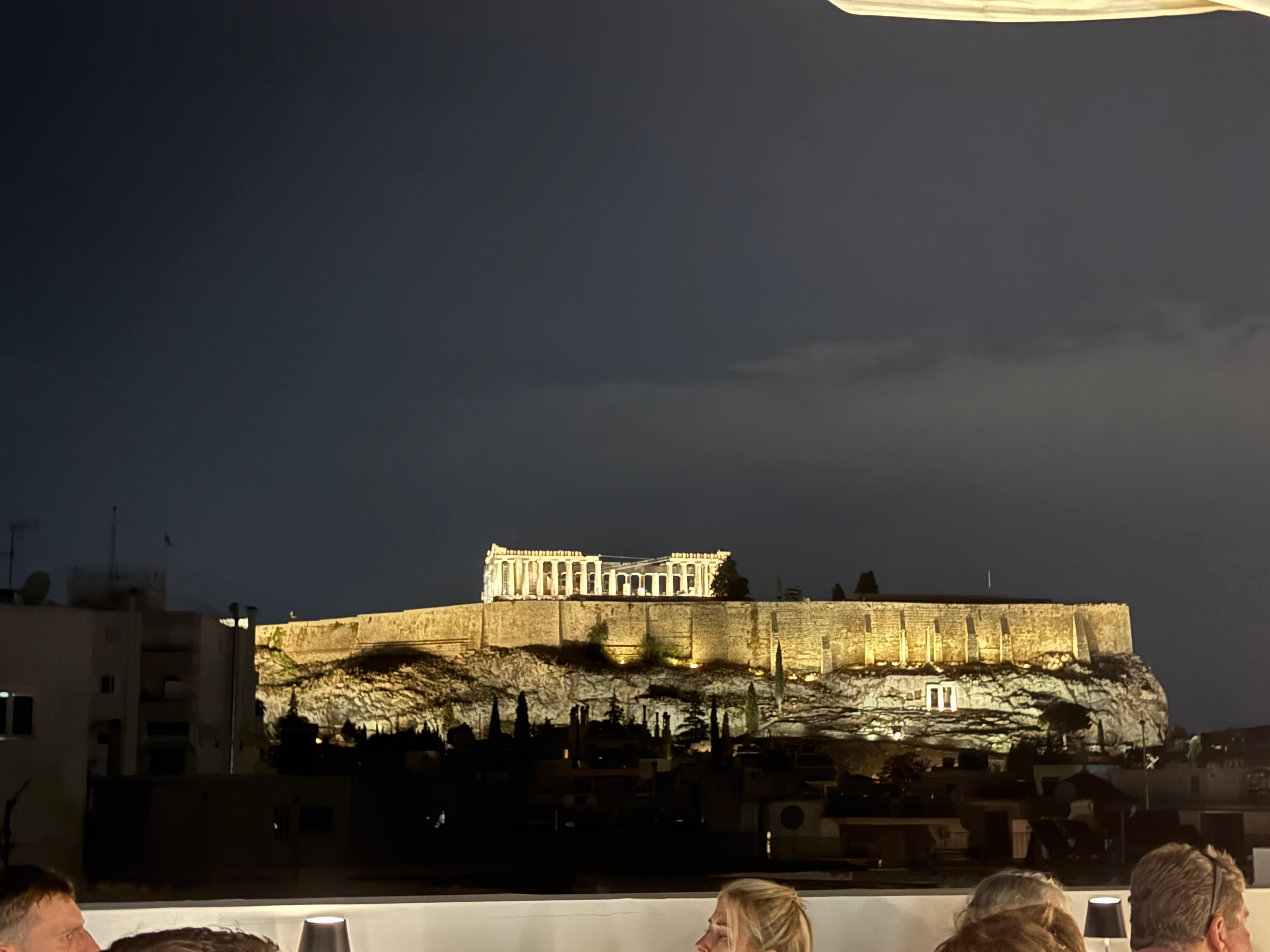 Rooftop bar/restaurant view