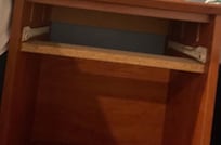 Nightstand missing the drawer