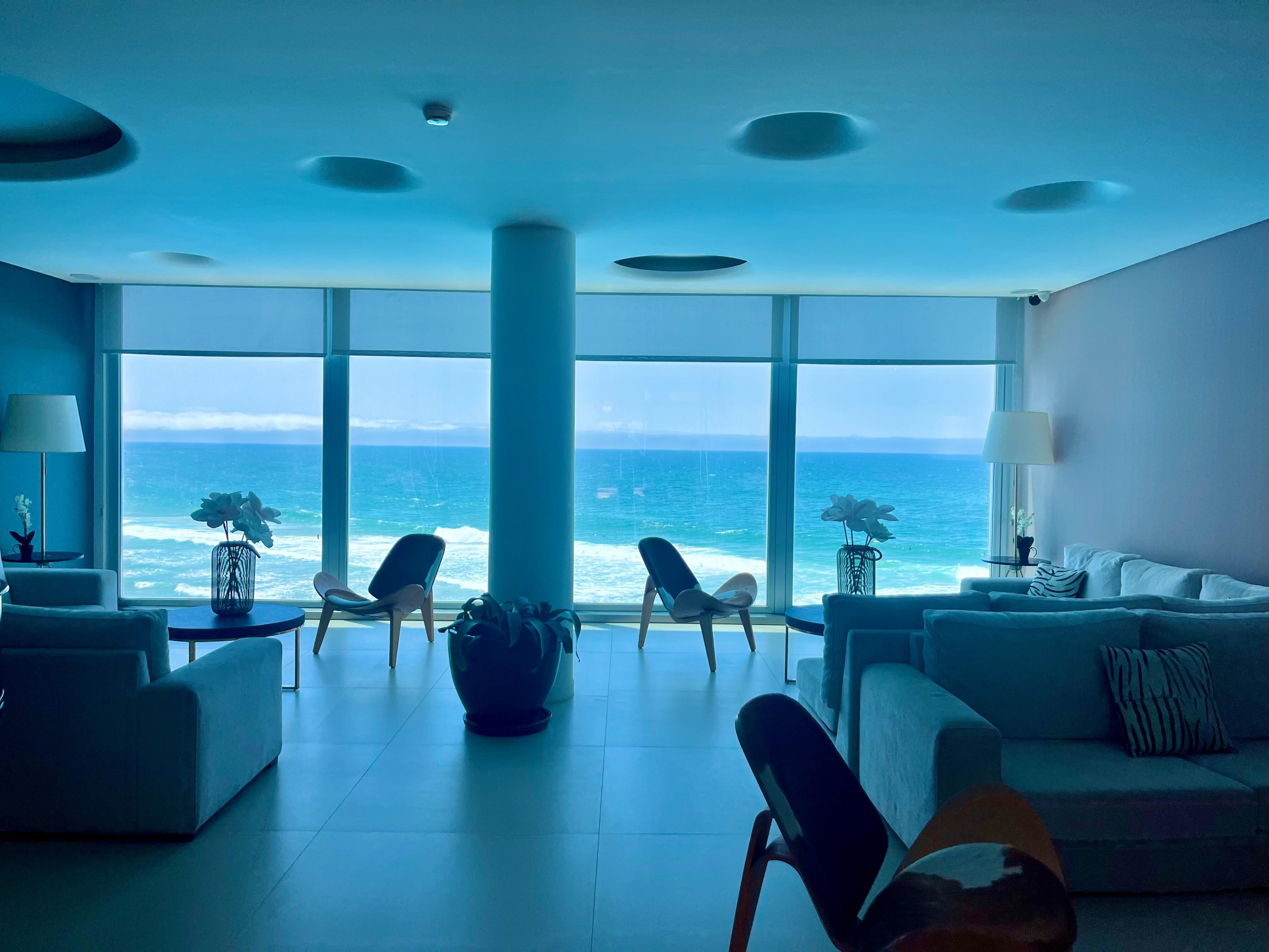 View from the lobby. 