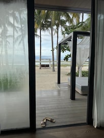 Beachfront suite view