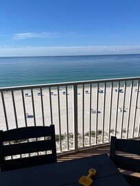 The view from the balcony.