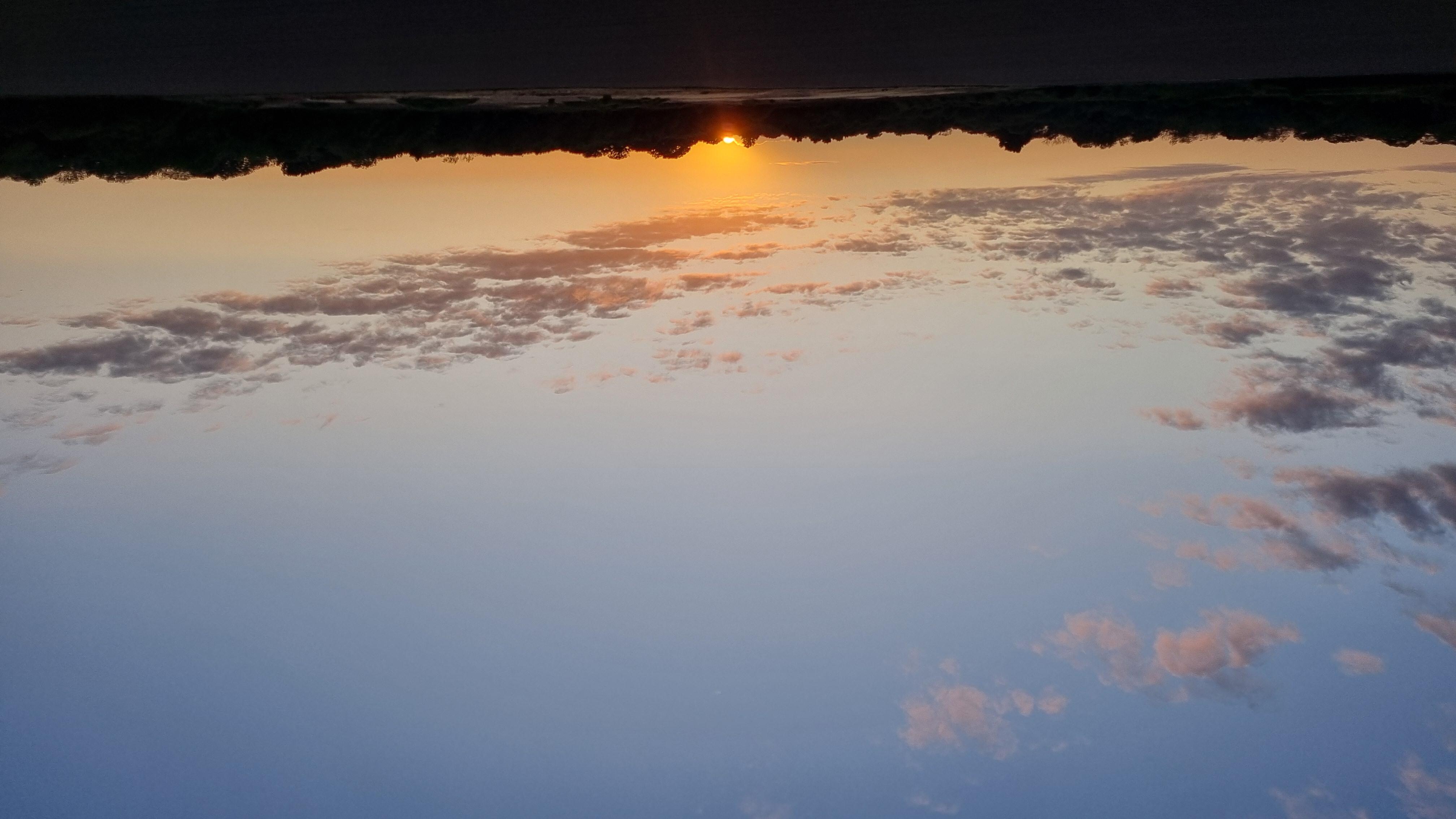 Sunset from the Julies balcony