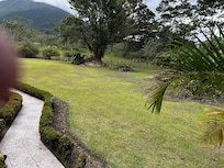 The volcano from the porch