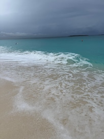Beach clean and water beautiful.