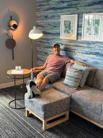 Large sitting area