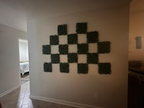 Cute entry photo op area