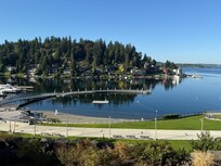Meydenbauer Bay, 3 minute walk.