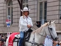 Shania leading parade