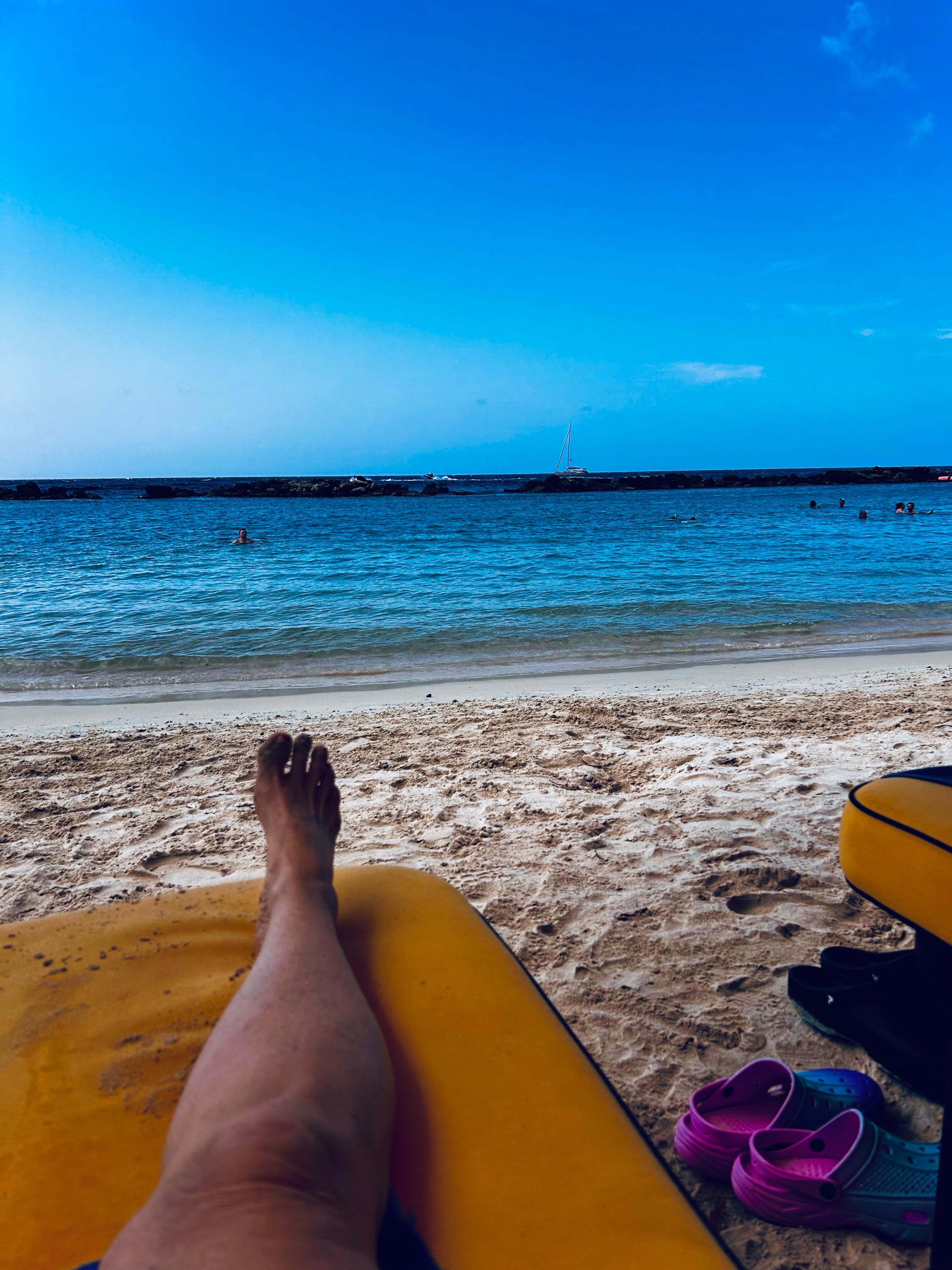 Such a beautiful view while relaxing in the sun! 