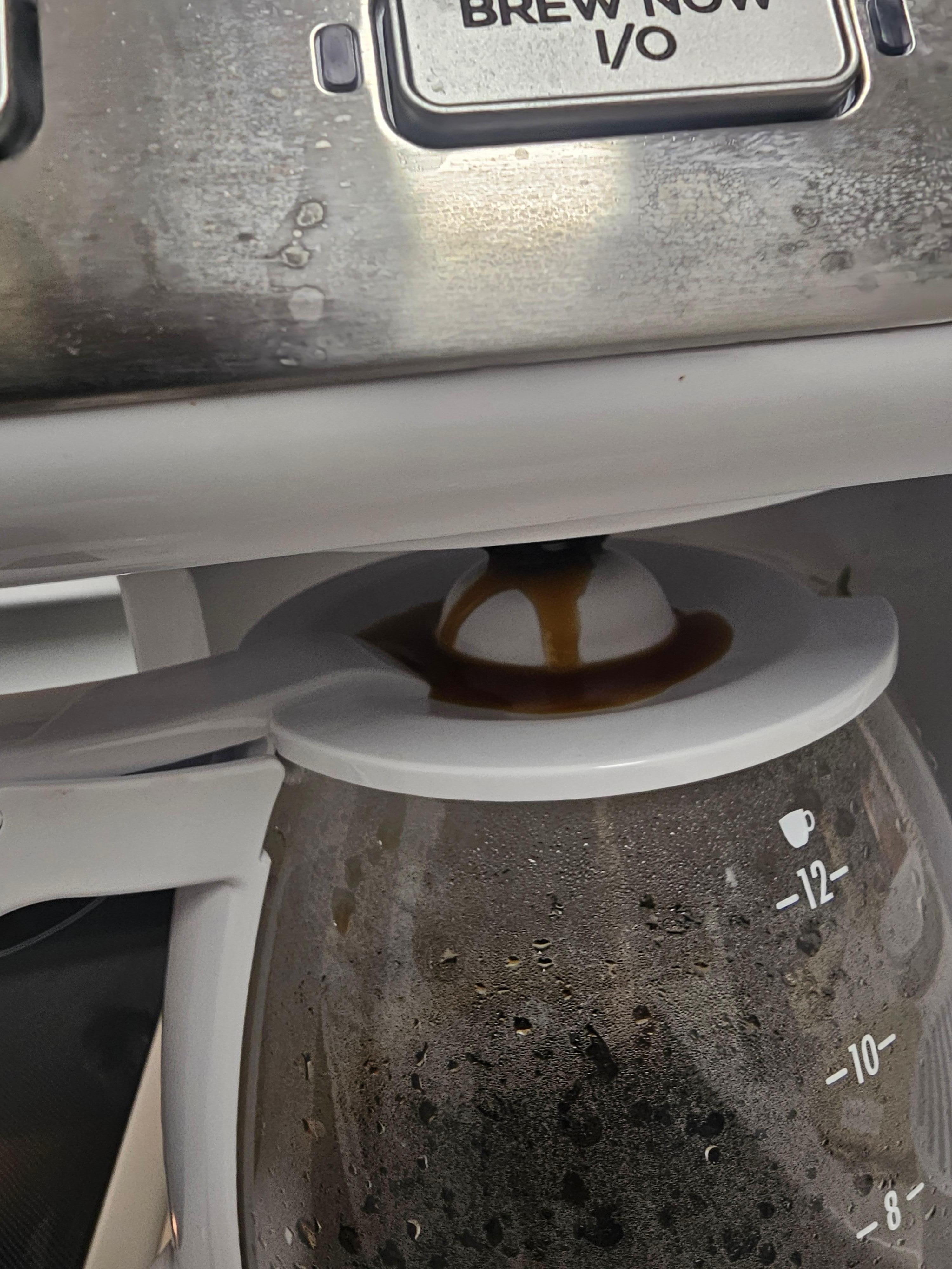 Coffee woukd not drip into the pot, like the pot was not the correct size.