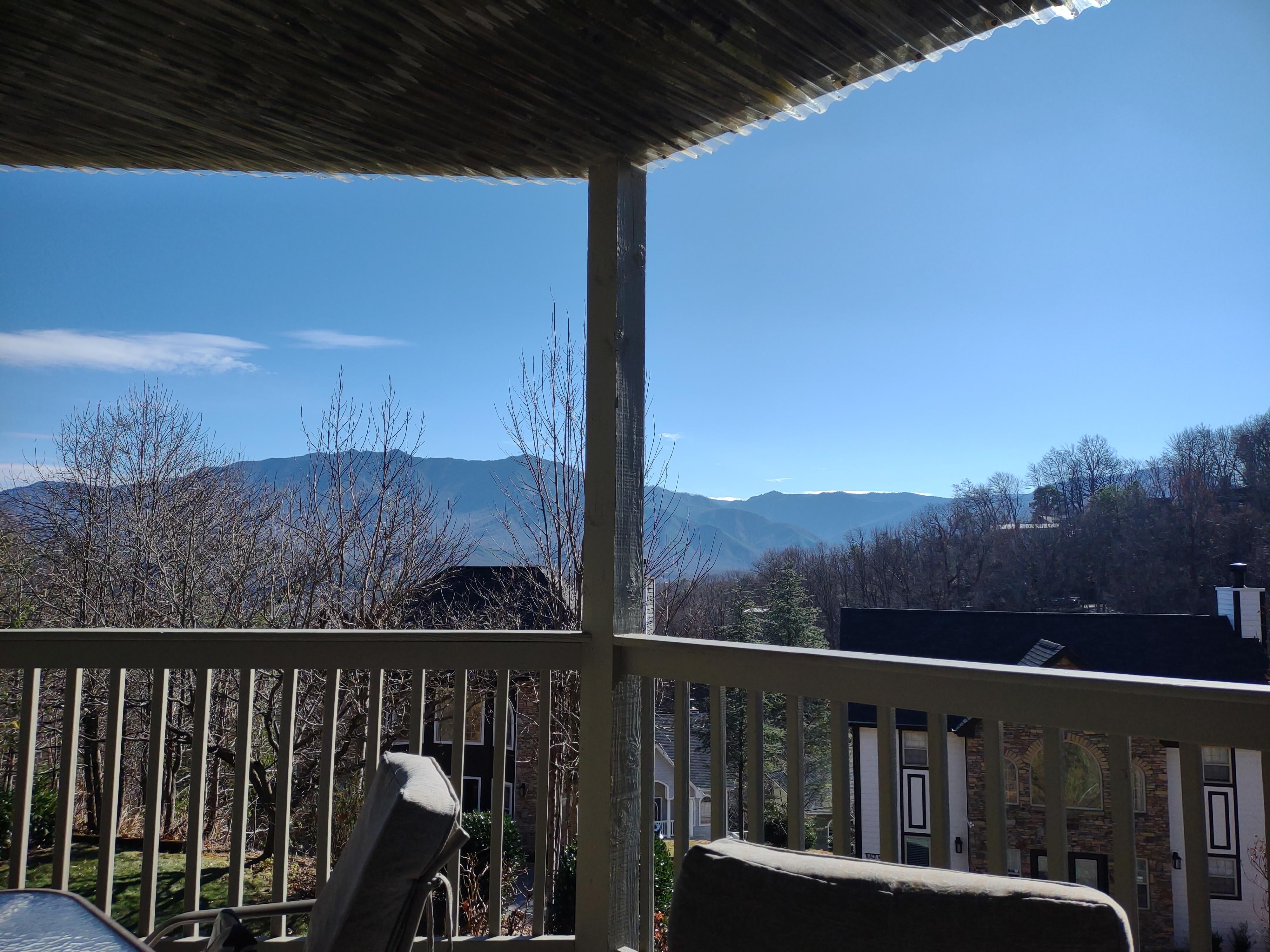 Great view from the kitchen balcony!