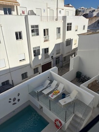 View of pool from room