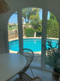 Blick auf den Pool