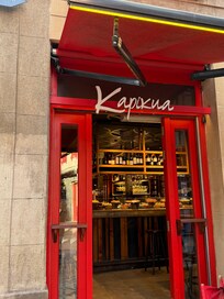 Nice pintxo (tapas) around the corner from hotel