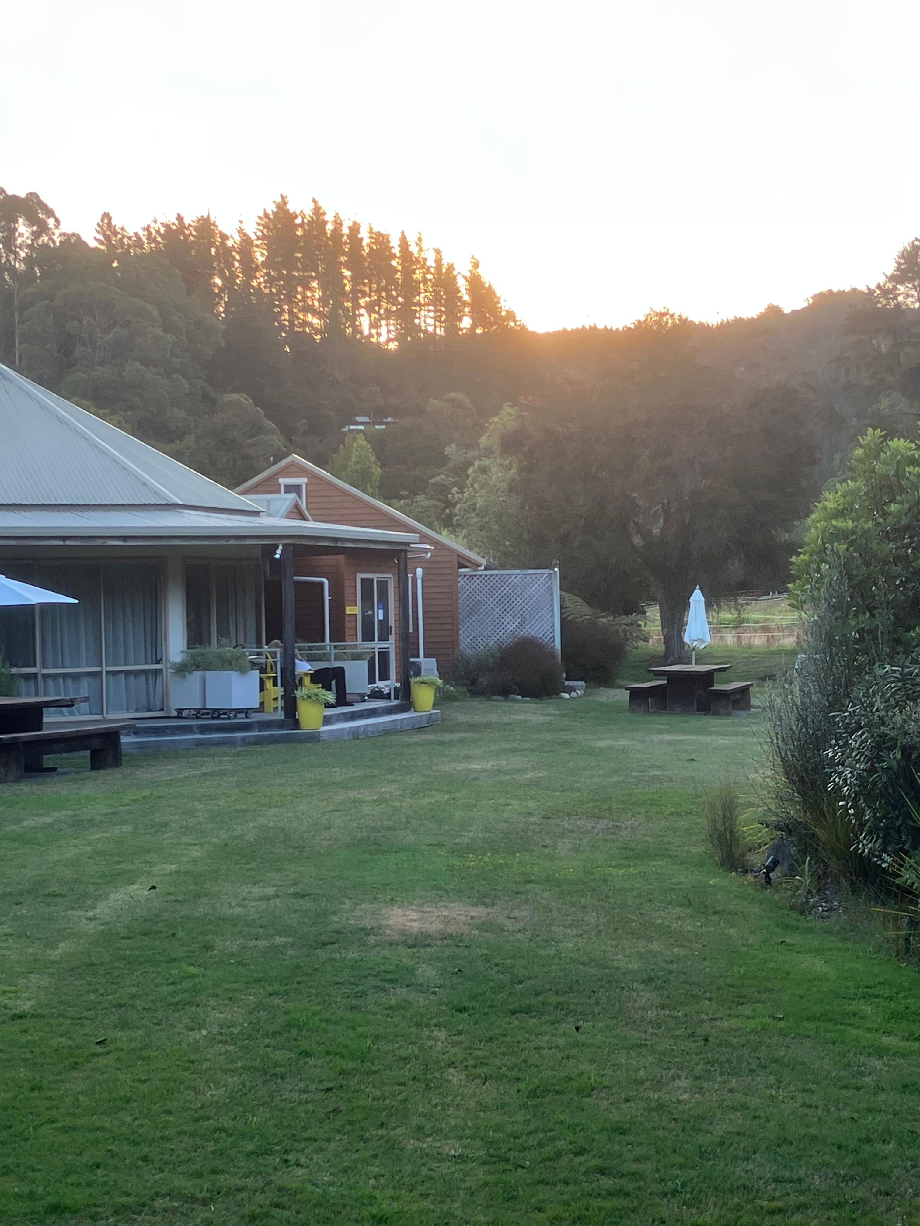 Outdoor area at rear of accommodarion