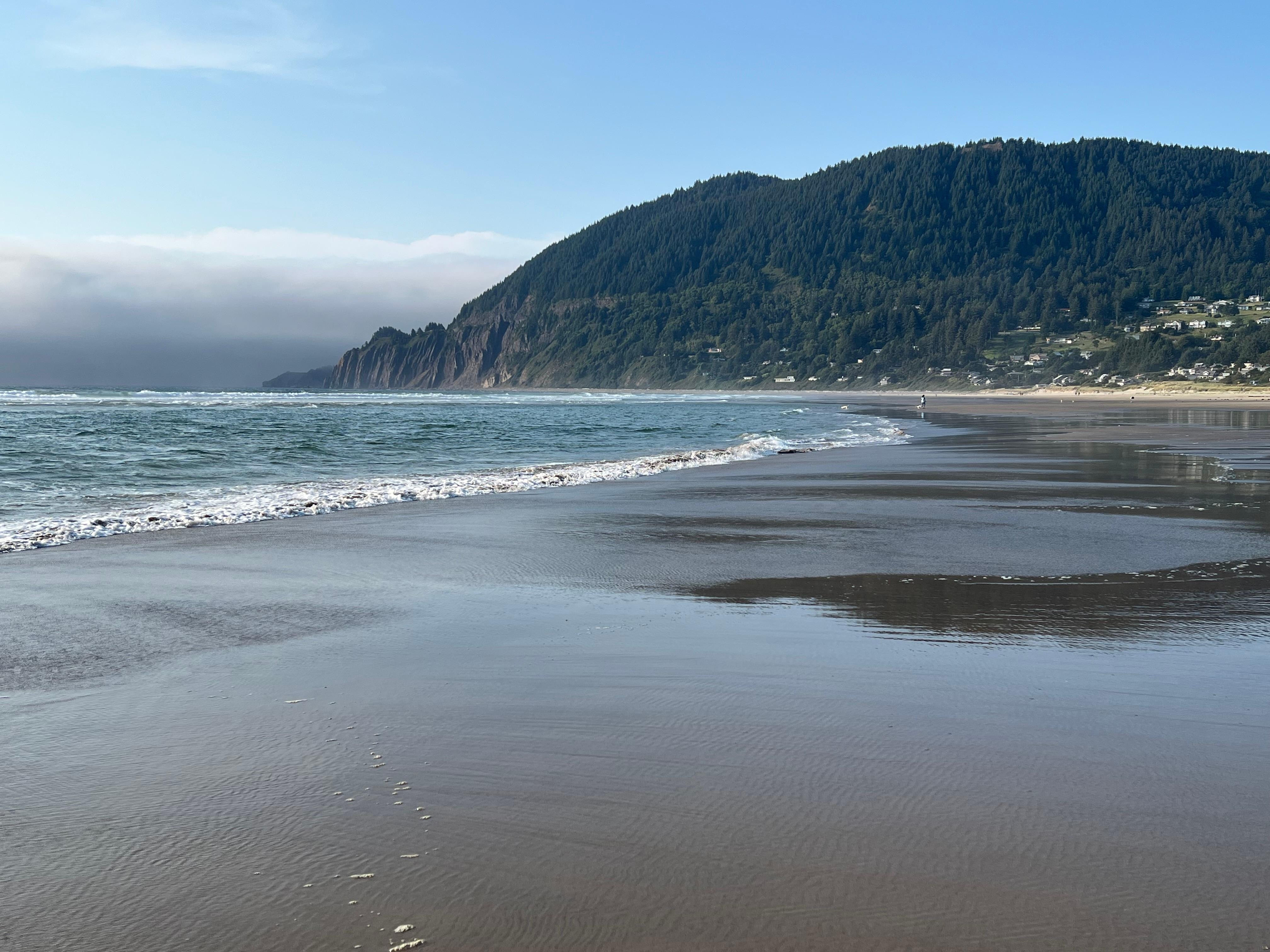 Mt. Neahkanie from the beach down the street