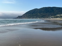 Mt. Neahkanie from the beach down the street