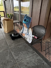 Hanging out on the porch