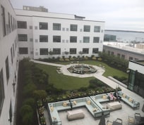 Alto Restaurant terrace, courtyard and part of Cambria Hotel