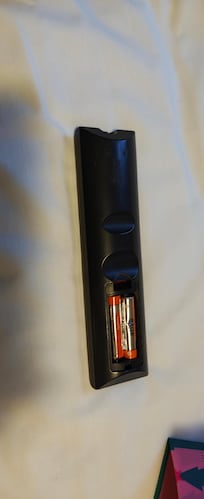 TV remote: no lid and batteries not working