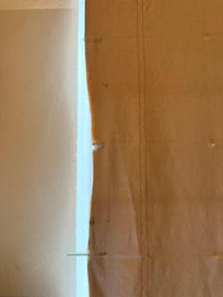 Window shade was broken.