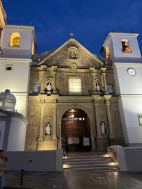 Church in the square- everything is nicely walkable in Casco Viejo