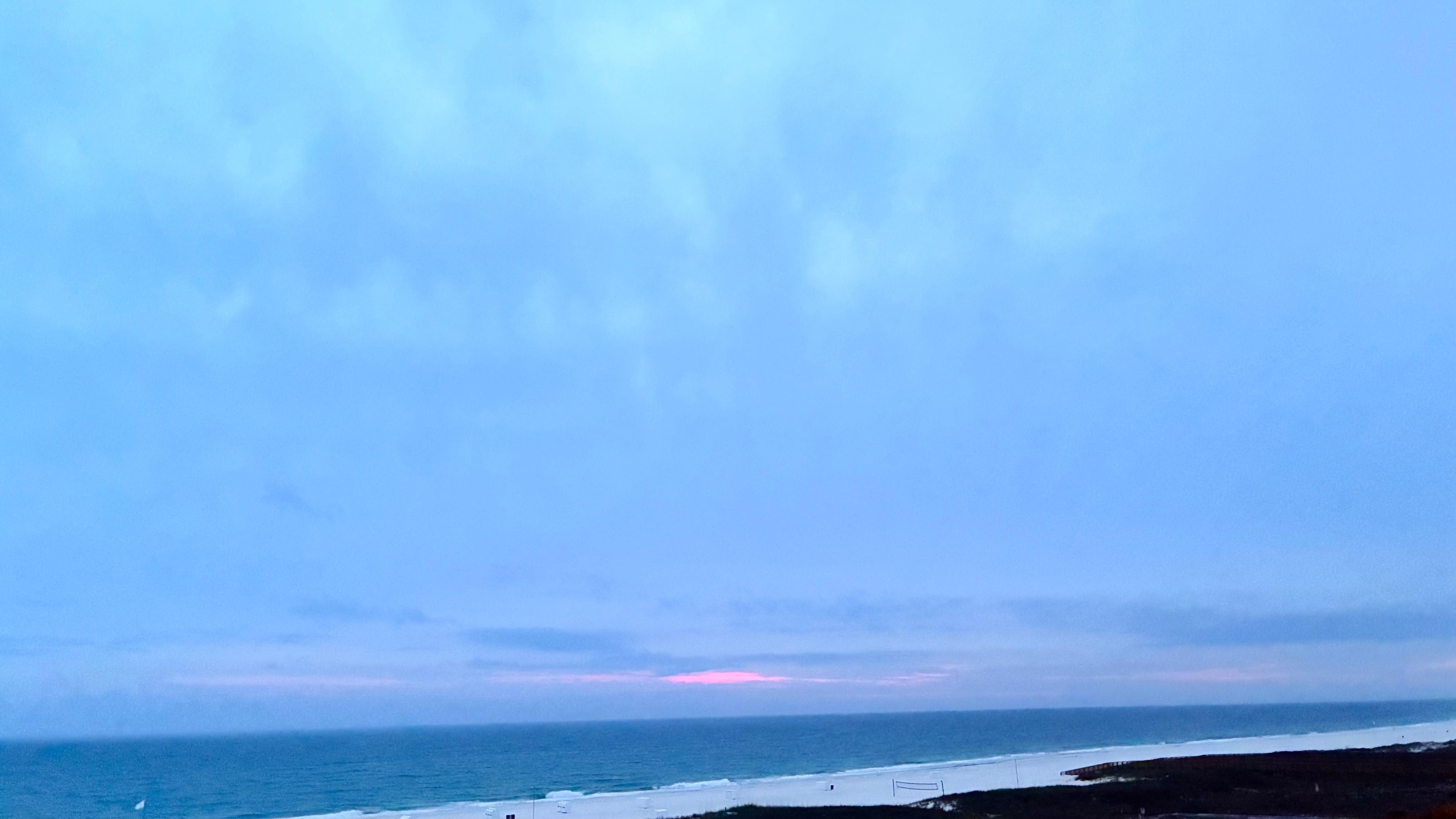 Evening view from the balcony
