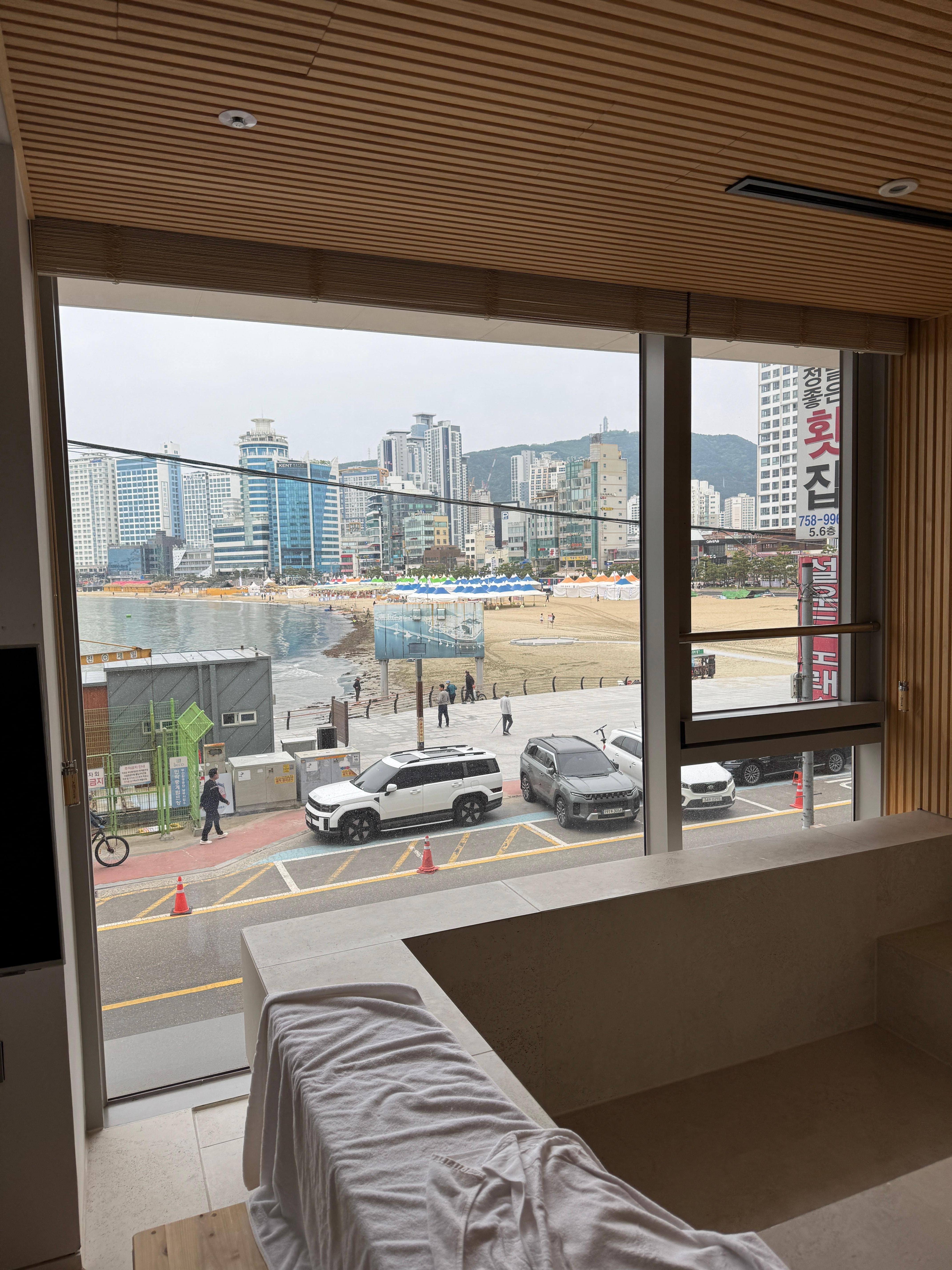 View from the bath tub