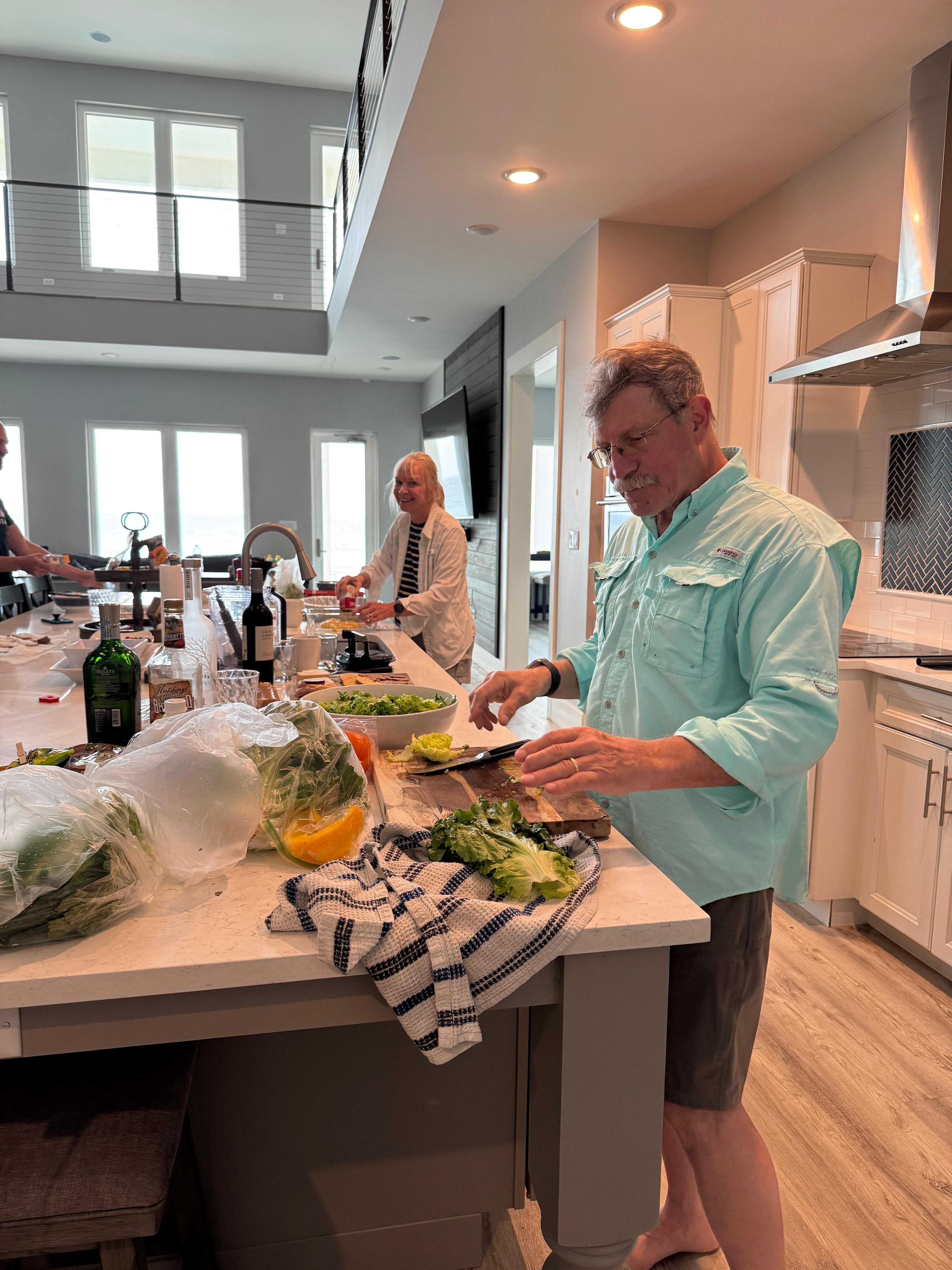 Huge kitchen