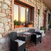 Terrace outside our room.