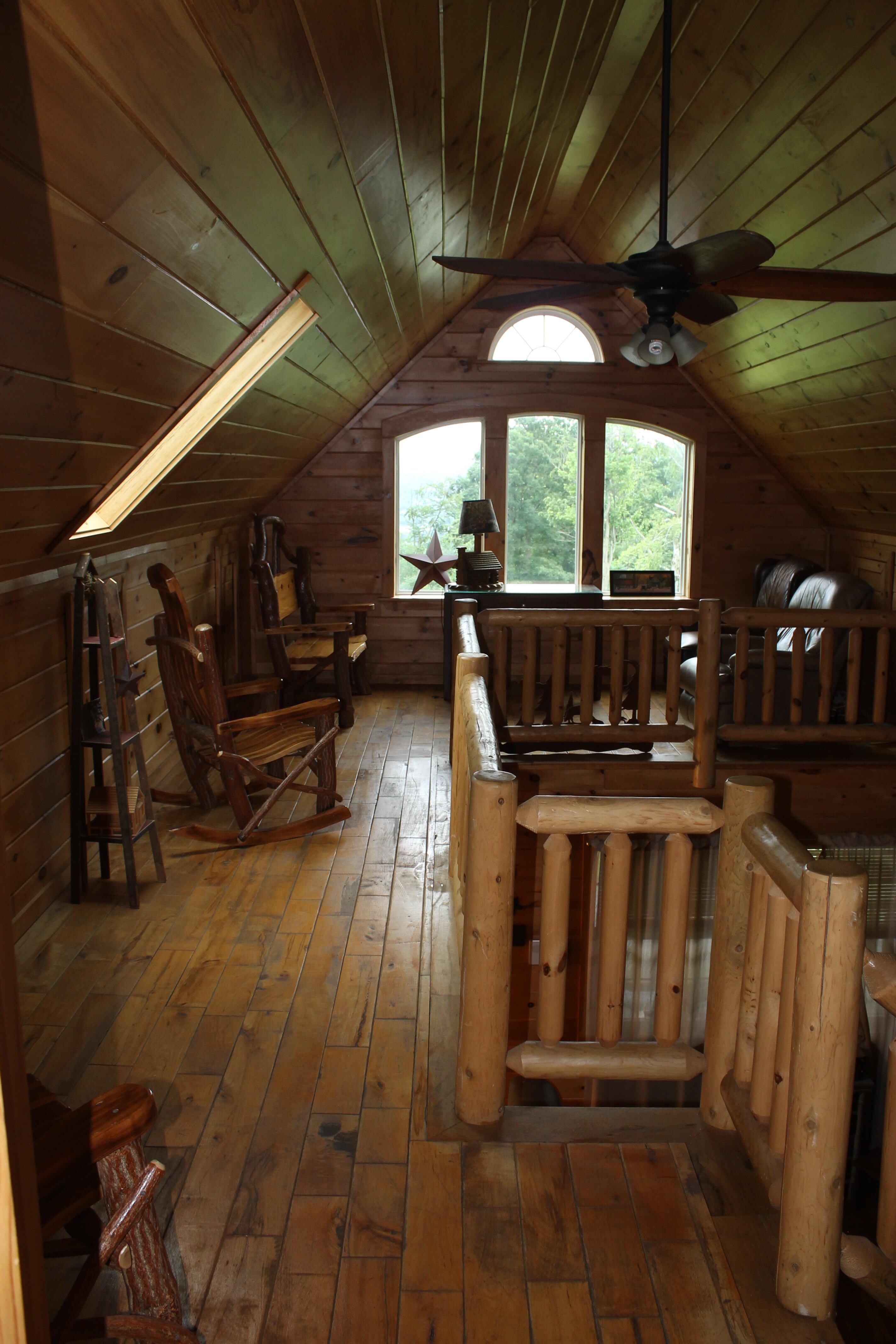 Second floor seating area