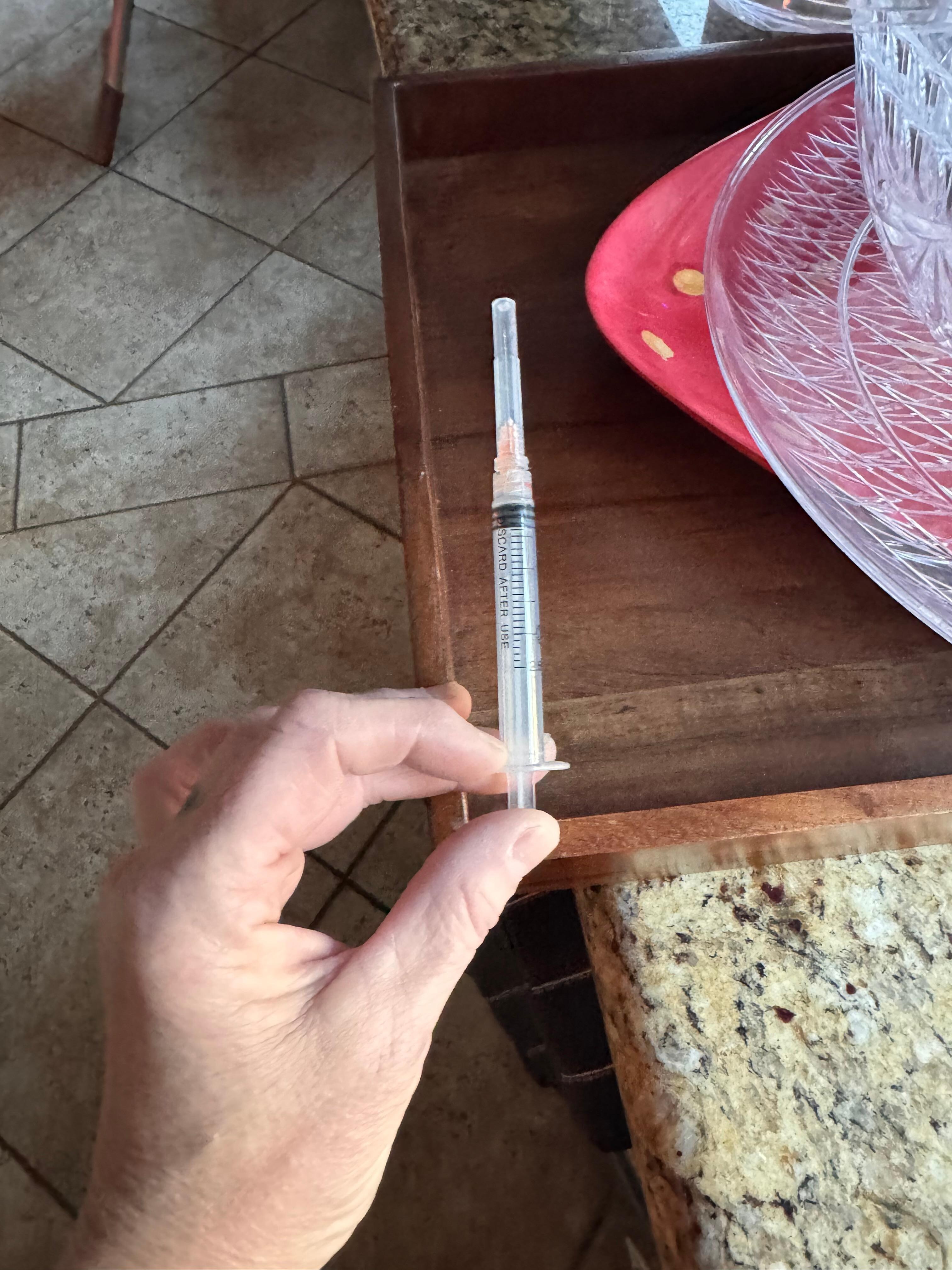 Syringe under my bed