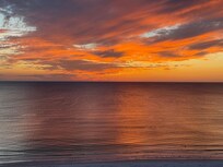 Sunset view from balcony