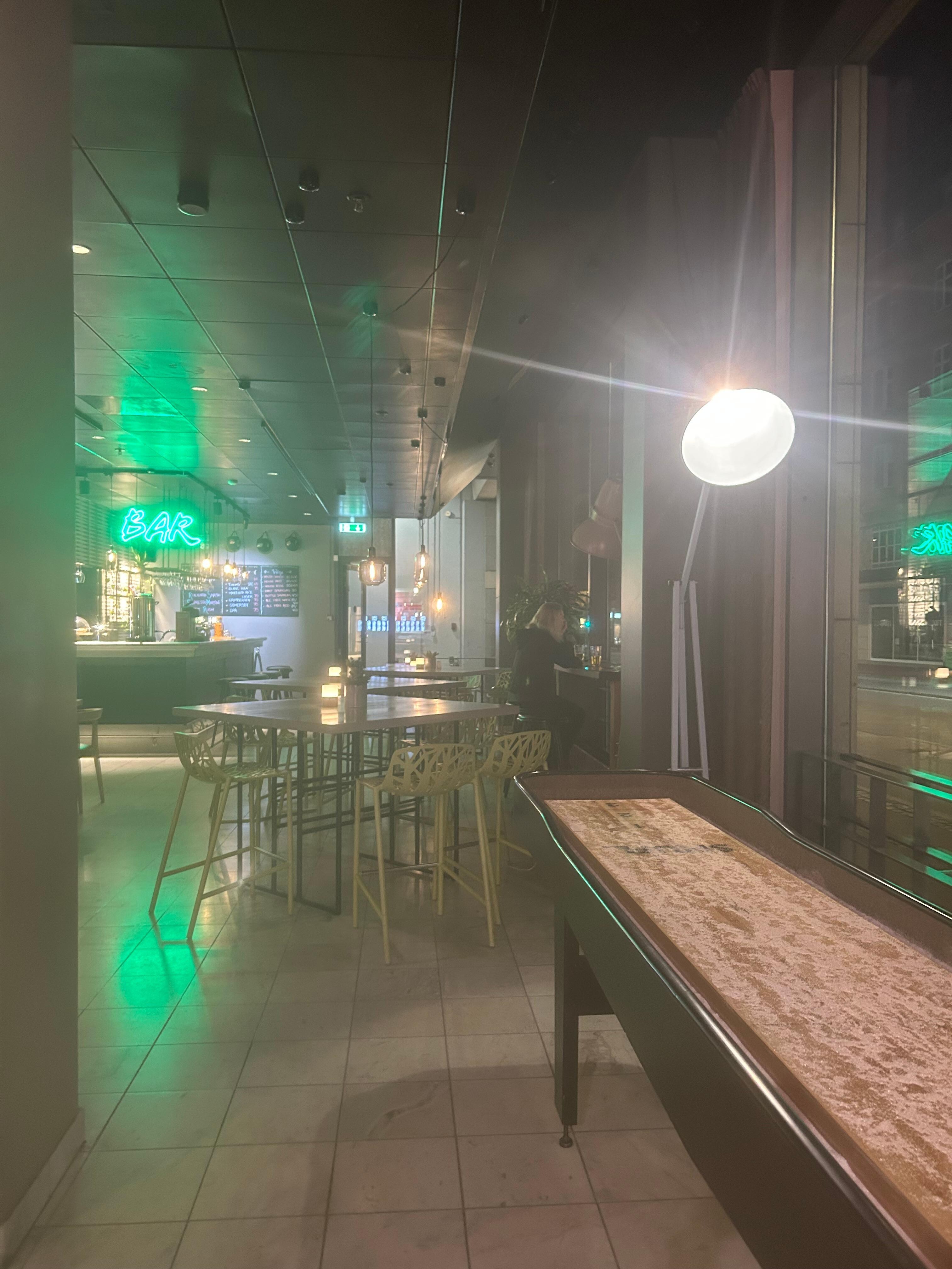 Bar/reception area