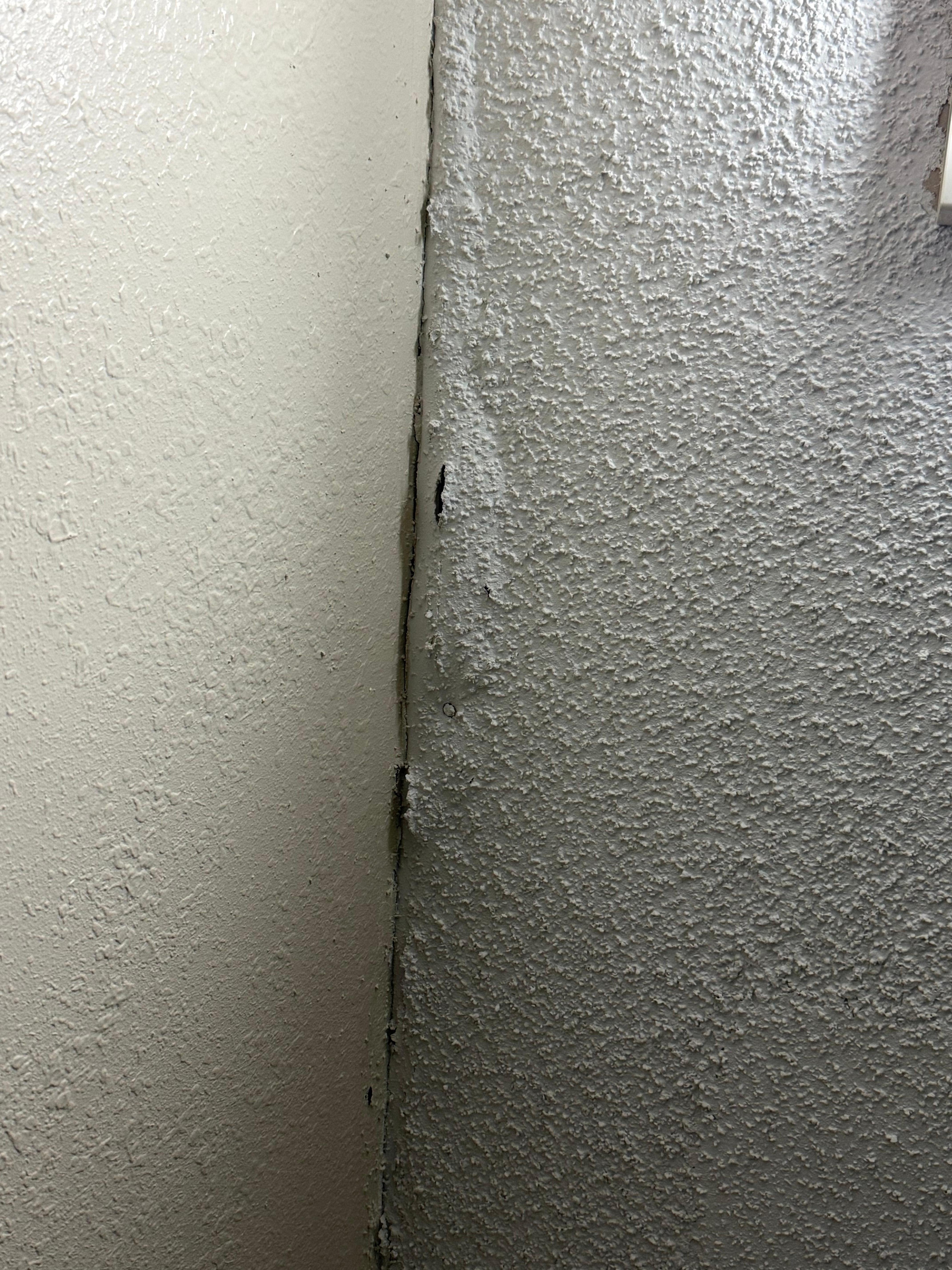 Ceiling falling off in the bathroom 