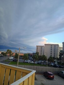 Storm moving in our first evening