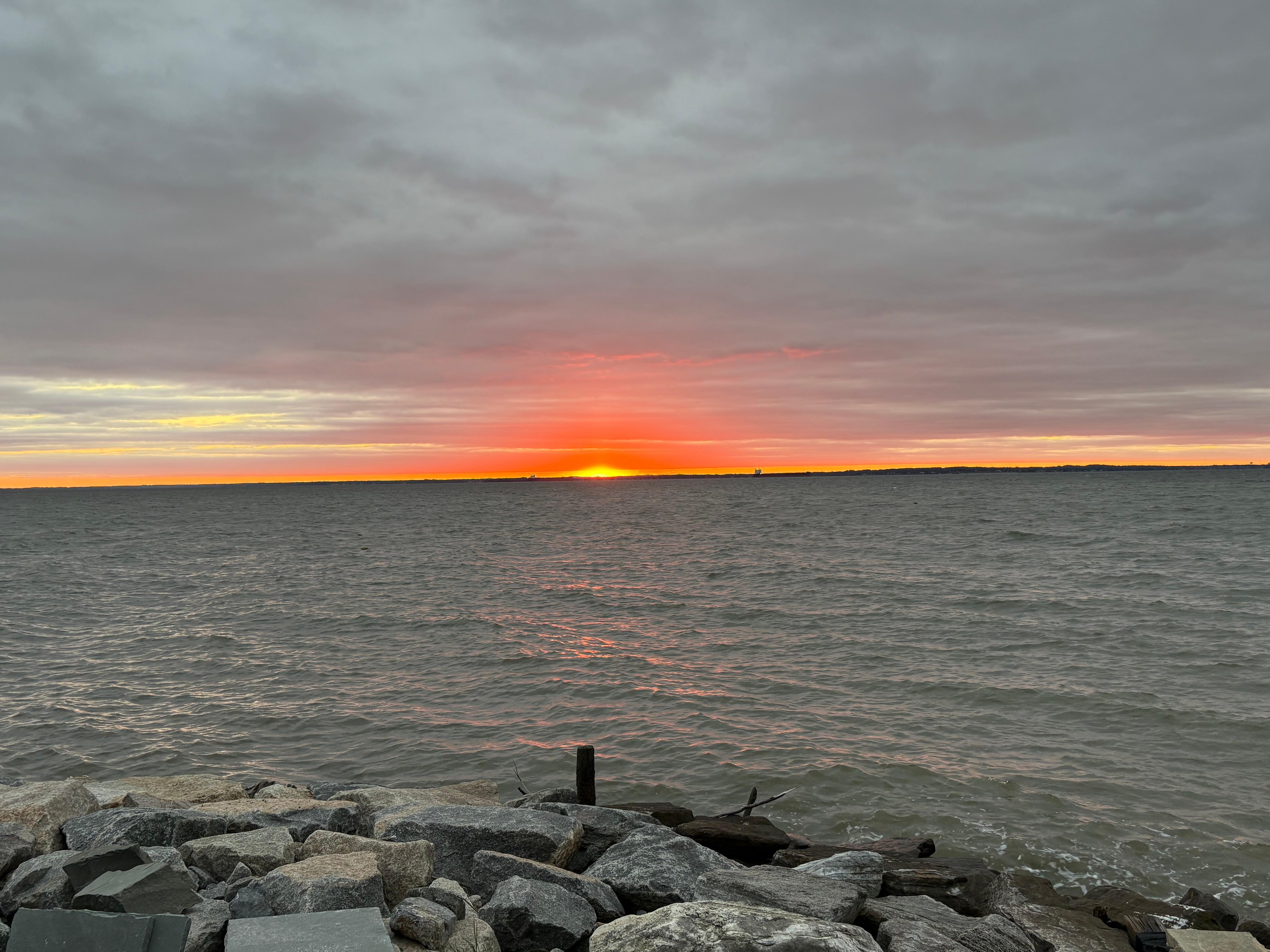 Sunset view from home. 