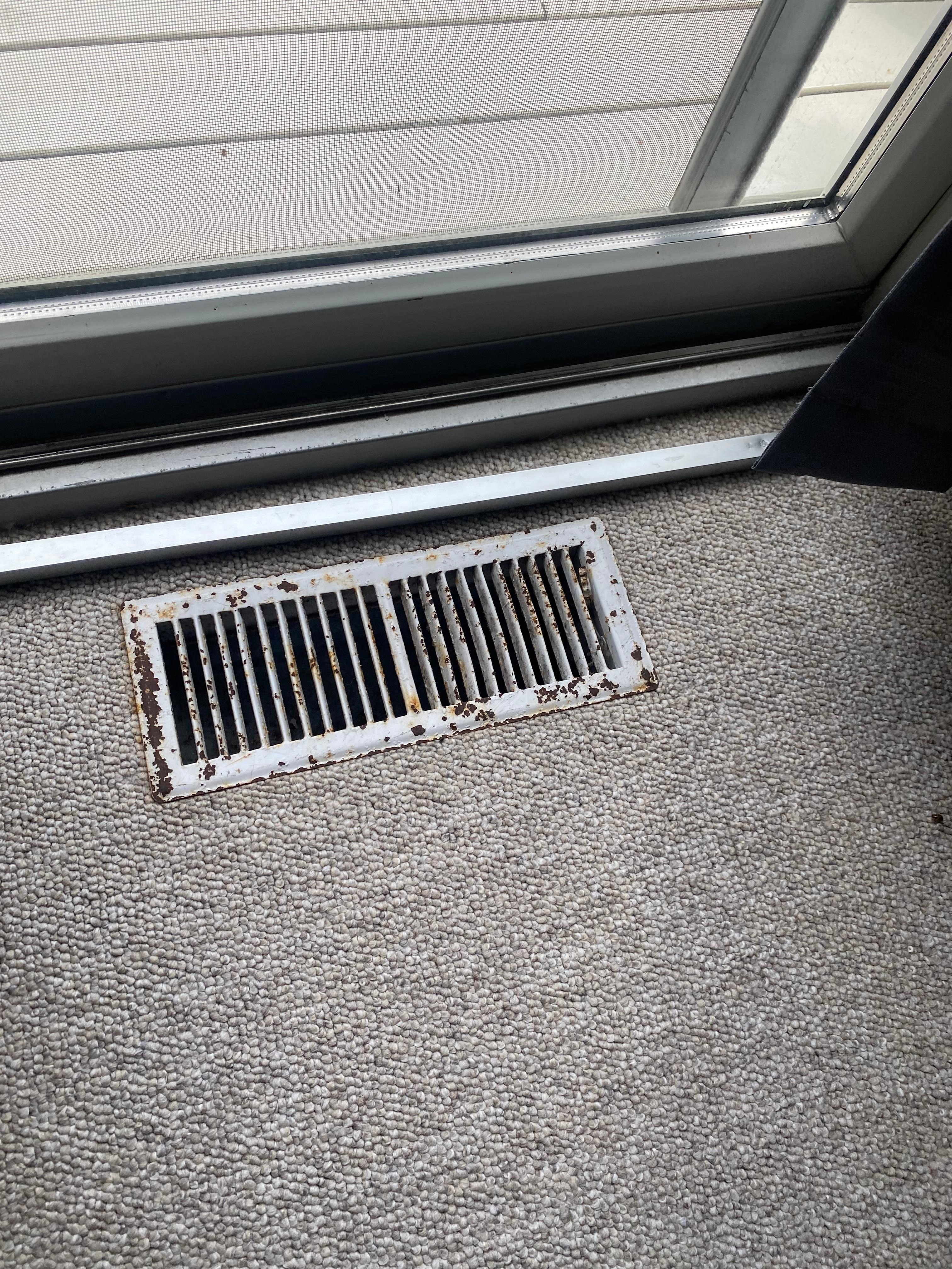 Another rusted moldy filthy vent