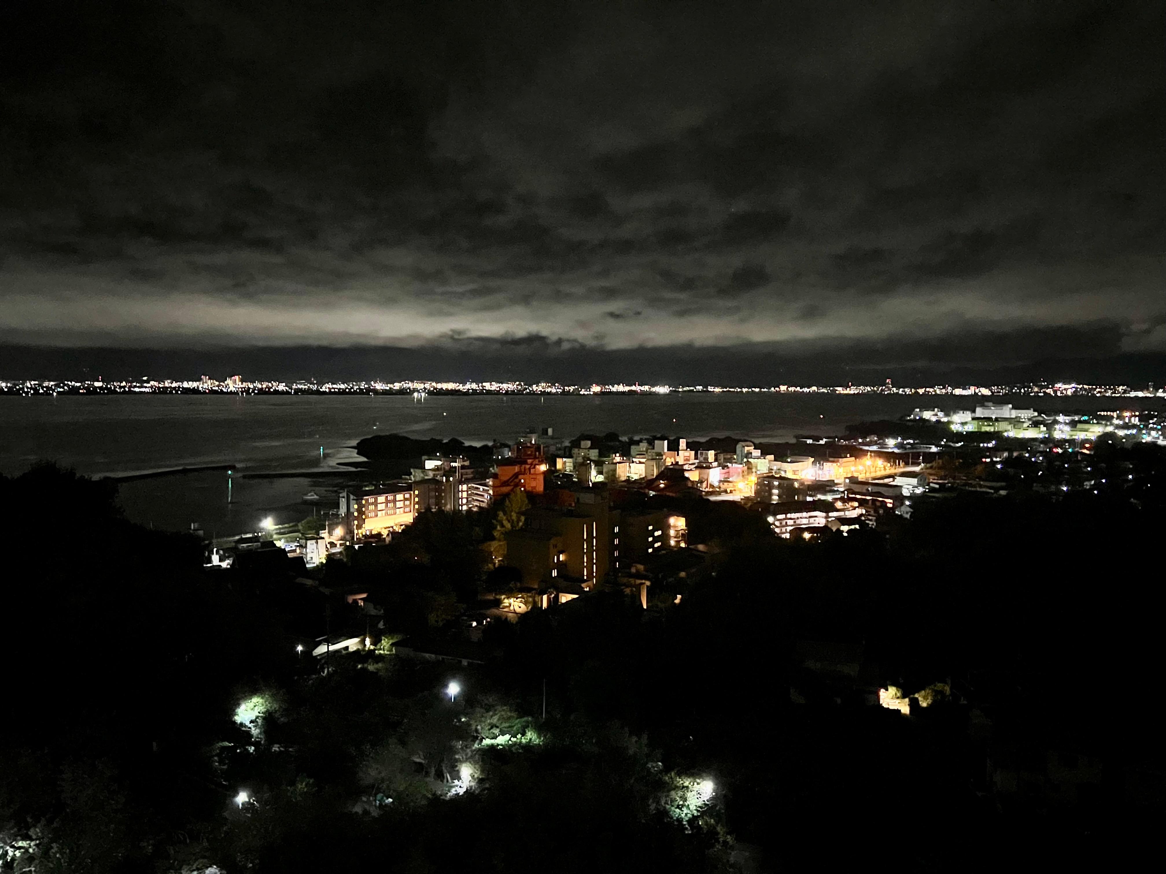 View from the Window During the Night