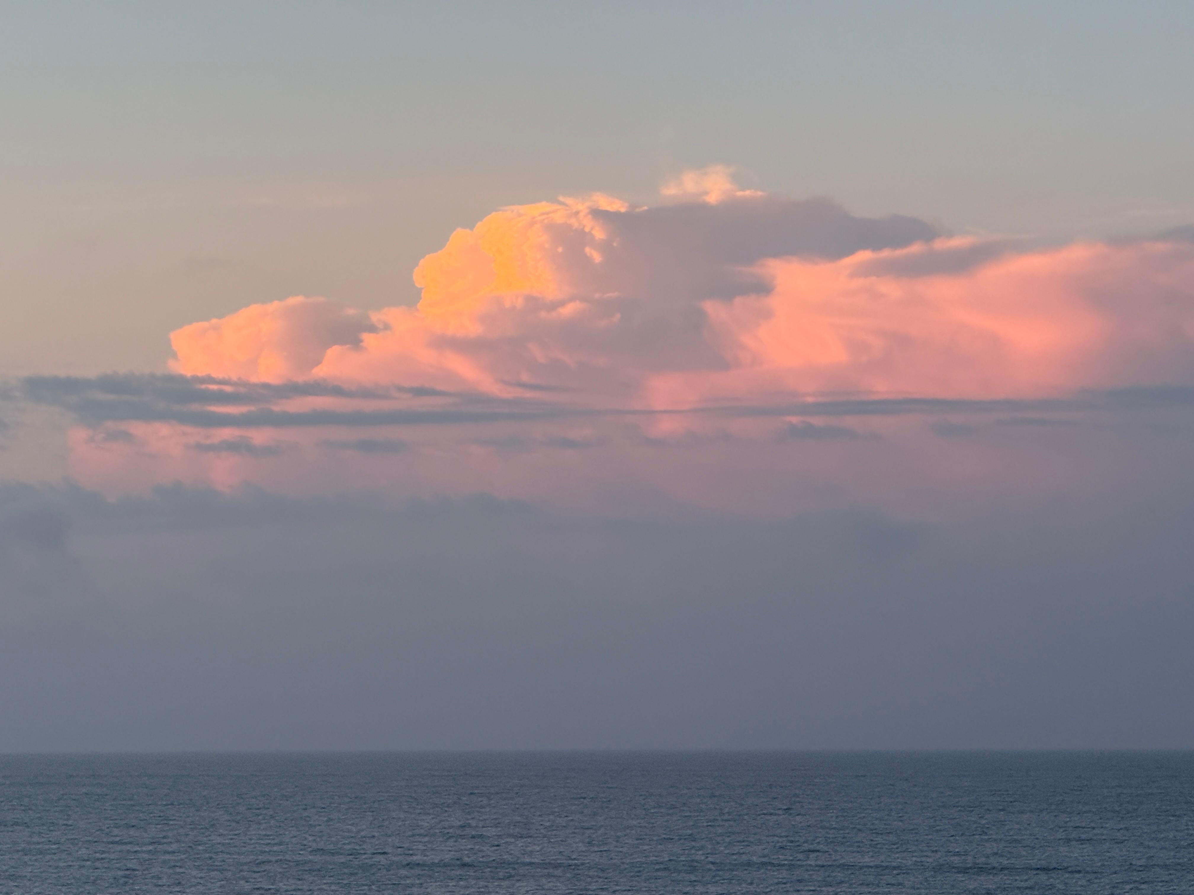 My morning view from the balcony on our last day 